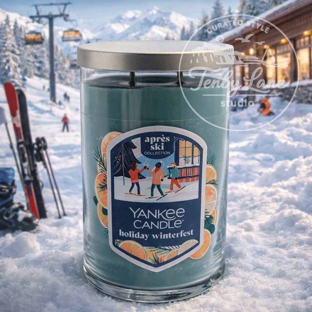 Yankee‎ Candle Holiday Winterfest Après Ski Collection 20oz Tumbler Pine Citrus
